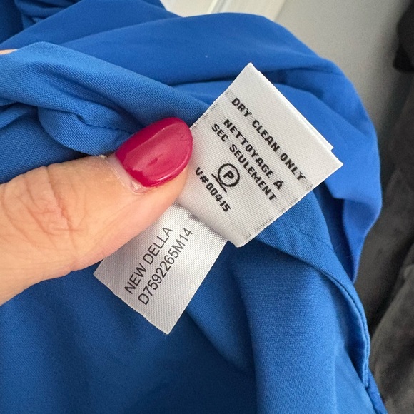 Diane von Furstenberg Della Cadet Blue Dress Sz 2 EUC - Picture 7 of 10